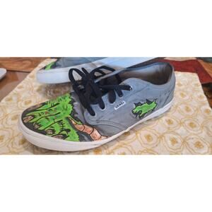 Vans Lace-Up Zombie Feet- Monster Feet- Mens Size 10.5- Excellent Condition